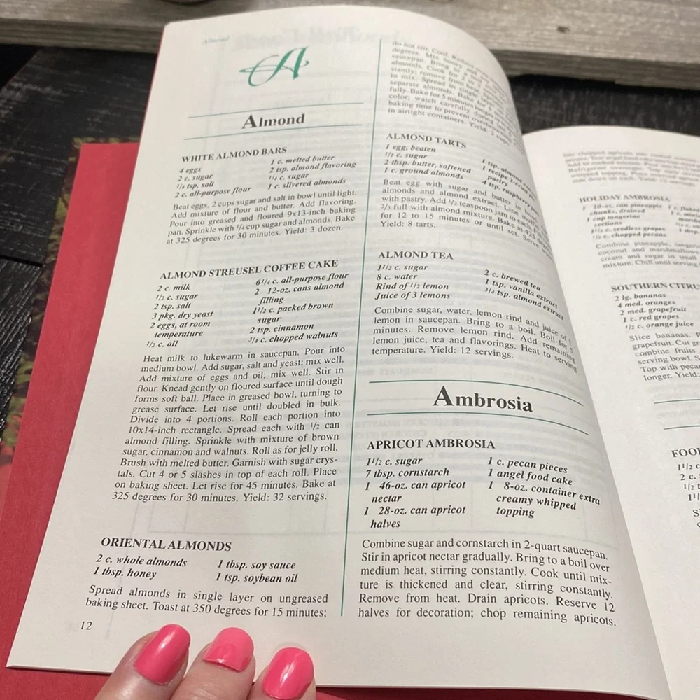 Vintage 1992 Favorite Family Recipes Cookbook!